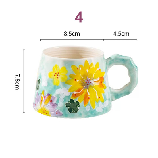 Floral Porcelain Mug 380 ml